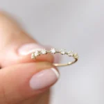 925 Silver  7 Stone Round Diamond Wedding Ring - Image 6