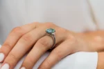 925 Silver 4.60 Ct Radiant Cut Diamond Engagement Ring - Image 2