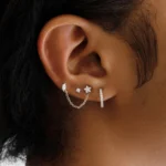 925 Silver Marquise Stud - Image 2