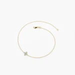 925 Silver Diamond Clover Bracelet - Image 4