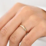 925 Silver Dome Diamond Ring