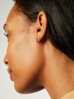 925 Silver Tiny Hoop Earrings - Image 4