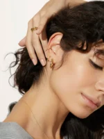 925 Silver Felis Hoops - Image 3