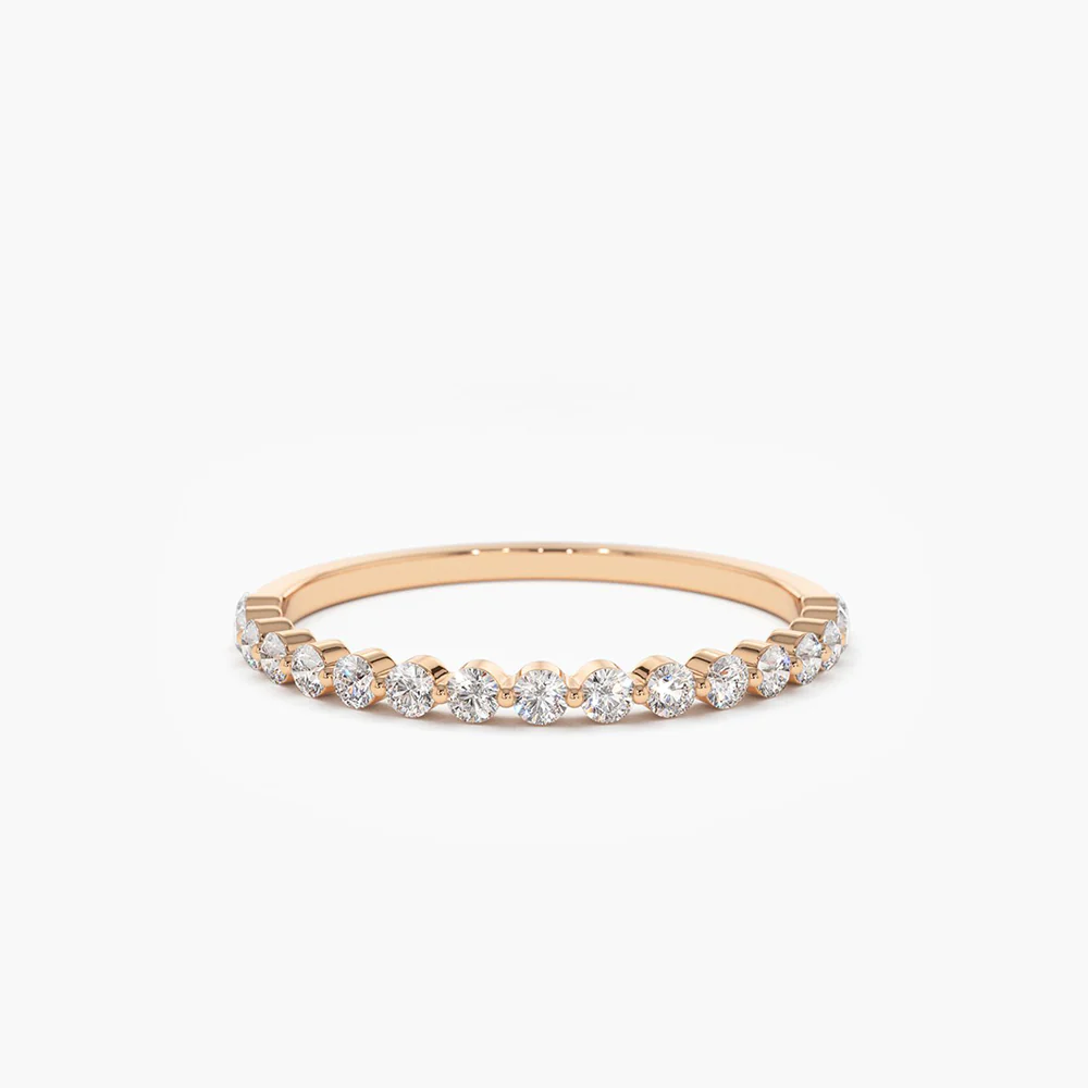 400548_af045d74d993498192f57c98bb0f310amv2.webp Swarish Round Cz Diamond Shared Prong Wedding Silver Ring - Image 1