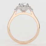 925 Silver 2.90Ct Oval Cut Diamond Engagement Ring - Image 4