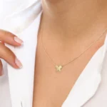 925 Silver Butterfly Necklace - Image 7