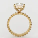 925 Silver 3.00Ct Radiant Cut Diamond Engagement Ring - Image 5