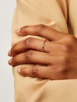 925 Sterling Silver Thin Chain Ring