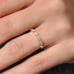 925 Silver Unique Diamond Anniversary Ring - Image 7