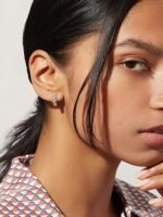 925 Silver Diamond Earrings - Image 4