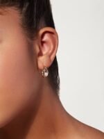 925 Silver Double Hoop Earrings - Image 2