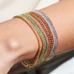 925 Silver Sapphire Tennis Bracelet - Image 6