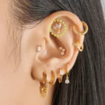 925 Silver Marquise Dangle Stud - Image 2