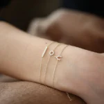 925 Silver Wishbone Charm Bracelet - Image 5