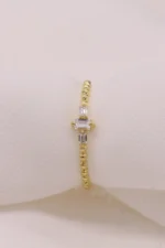 925 Silver Baguette Diamond Ring - Image 2