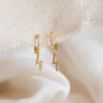 925 Silver Striker Hoops - Image 2