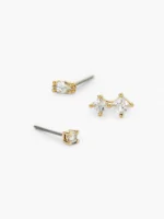 925 Silver Sia Link Earring Set - Image 2