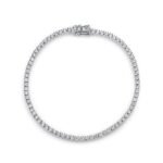 925 Silver Diamond Tennis Bracelet - Image 3