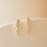 925 Silver Amaya Diamond Threader Earrings - Image 2