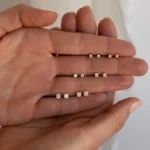 925 Silver Diamond Stud Earrings - Image 7