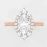 925 Silver 3.00Ct Oval Cut Diamond Engagement Ring - Image 5