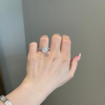 925 Silver 4CT Oval Cut Diamond Engagement Ring - Image 2