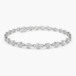 925 Silver Diamond Tennis Bracelet - Image 2