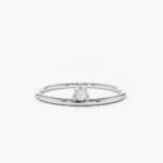 925 Silver Single Floating Diamond Ring - Image 2