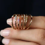 925 Silver Amethyst With Diamond Ring - Image 4