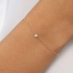 925 Silver Diamond Floating Bracelet - Image 2