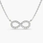 925 Silver Infinity Necklace - Image 6