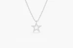 925 Silver Star Necklace - Image 4