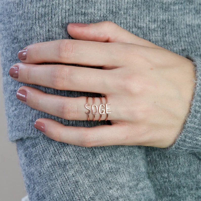 400548_c4ab1b7e267e4252a95c97c1691efc4emv2.webp 925 Silver Sideway Initial Ring - Image 1