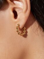 925 Silver Bubble Hoop Earrings