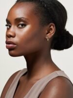925 Silver Wide Hoop Earrings - Image 4