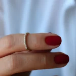 925 Silver 3 Row Diamond Band - Image 2