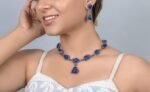 925 Silver Tanzanite Necklace Set - Image 2