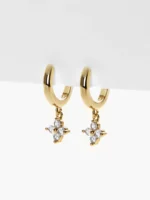 925 Silver Angela Hoops