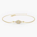925 Silver Diamond Evil Eye Bracelet