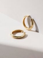 925 Silver Celestial Hoop Earrings - Image 5