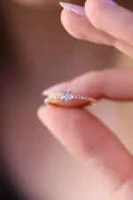 925 Silver Diamond Band - Image 8