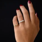 925 Sterling Silver Diamond Prelude Band - Image 2