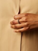 925 Silver Twisted Dome Mini Ring - Image 2