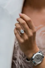 925 Silver 6.30Ct Oval Cut Diamond Engagement Ring