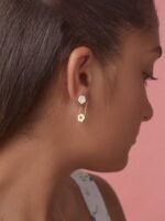 925 Silver Safety Pin Earrings - Image 6