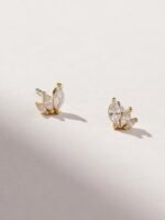 925 Silver Teardrop Stud Earrings - Image 4