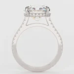 925 Silver 6.30Ct Oval Cut Diamond Engagement Ring - Image 8