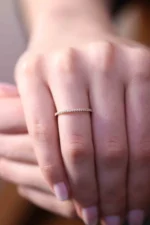 925 Silver Diamond Eternity Band - Image 4