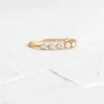 925 Sterling Silver Diamond Guideline CZ Band Ring - Image 5