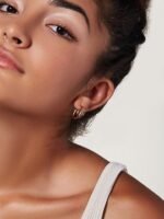 925 Silver Triple Hoop Earrings - Image 3